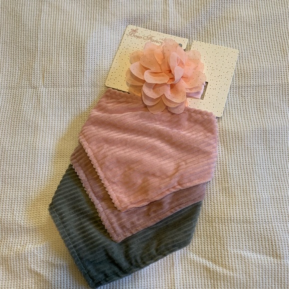 Baby Gear Accessories - ✨Brand New Baby Girl Gift Set Bibs Headbands Pink